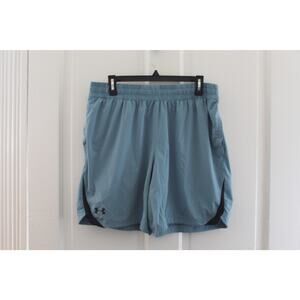 Men's Under Armour Size X-Large Tall Elevated Woven Shorts Saga Green